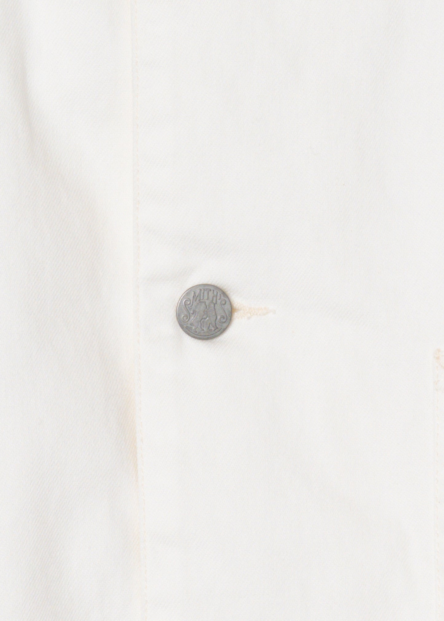 LES HALLES coverall / 10 oz. color denim  [WHITE DENIM]