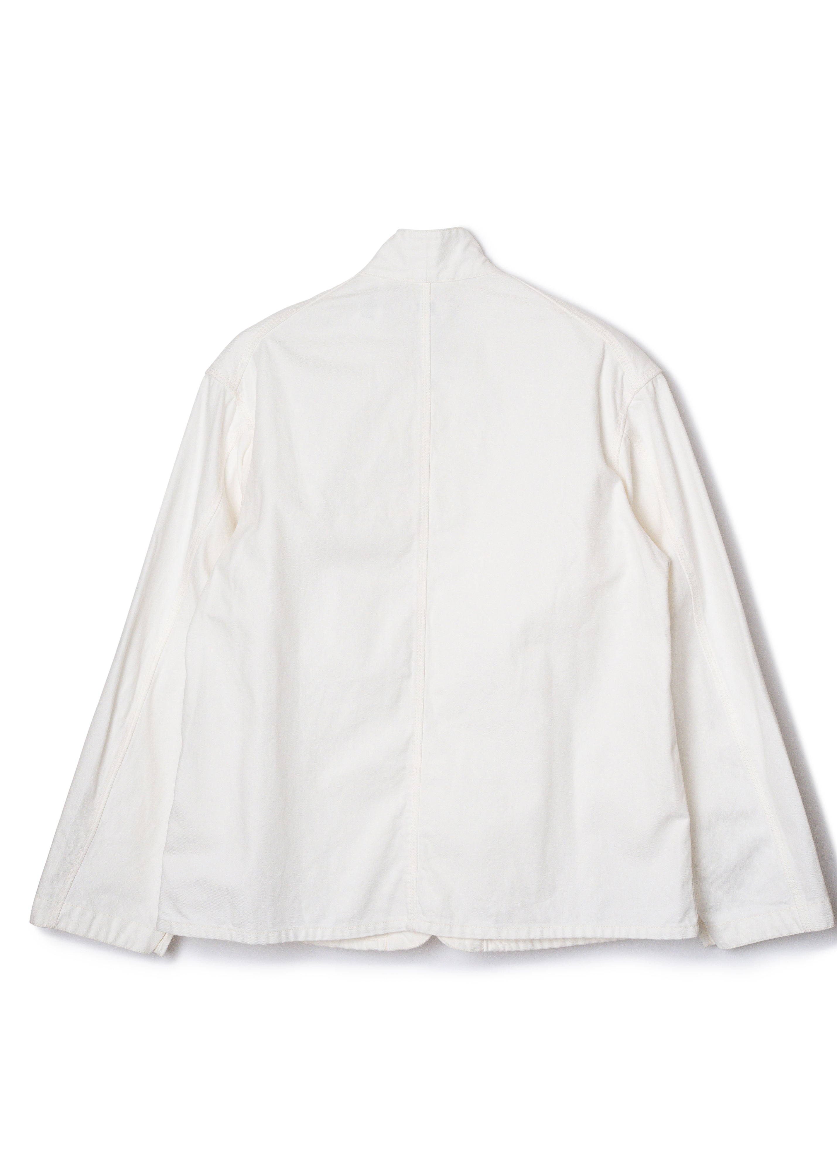 LES HALLES coverall / 10 oz. color denim [WHITE DENIM] – ER