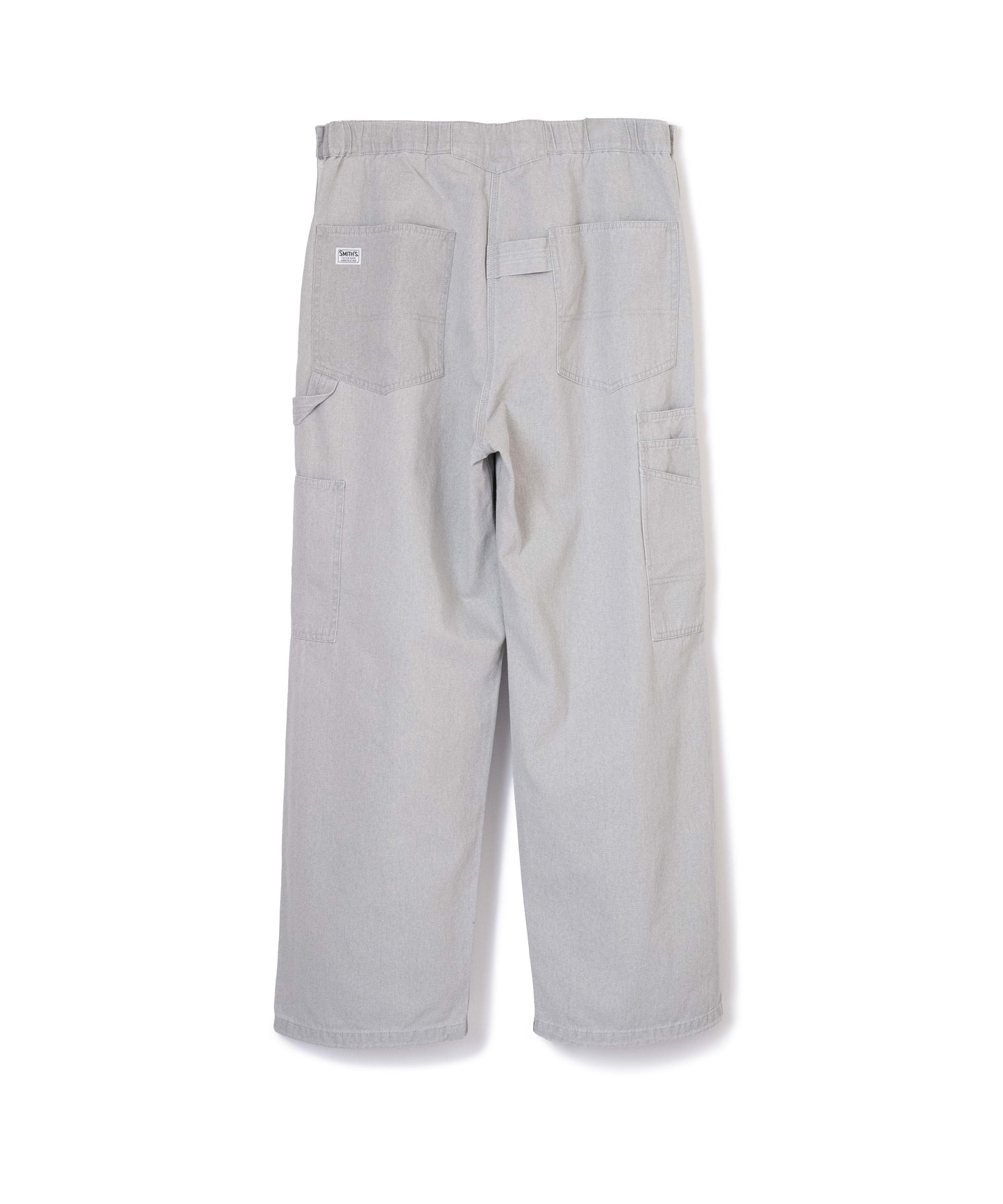 "VENICE" half overalls /coating canvas [LT GREY]