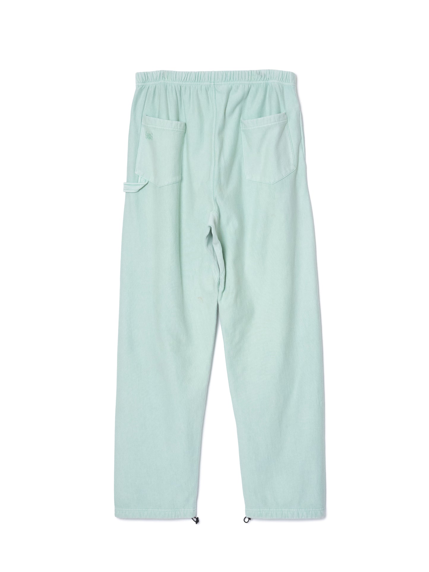 "LES HALLES" truck jersey pants / cotton vintage terry  [EMELARD]