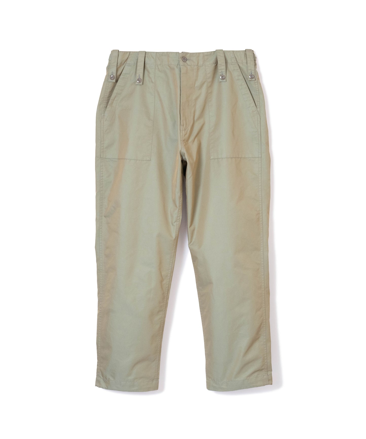 "PORTBELLO" UK baker / irridescent T/C twill [SAGE]