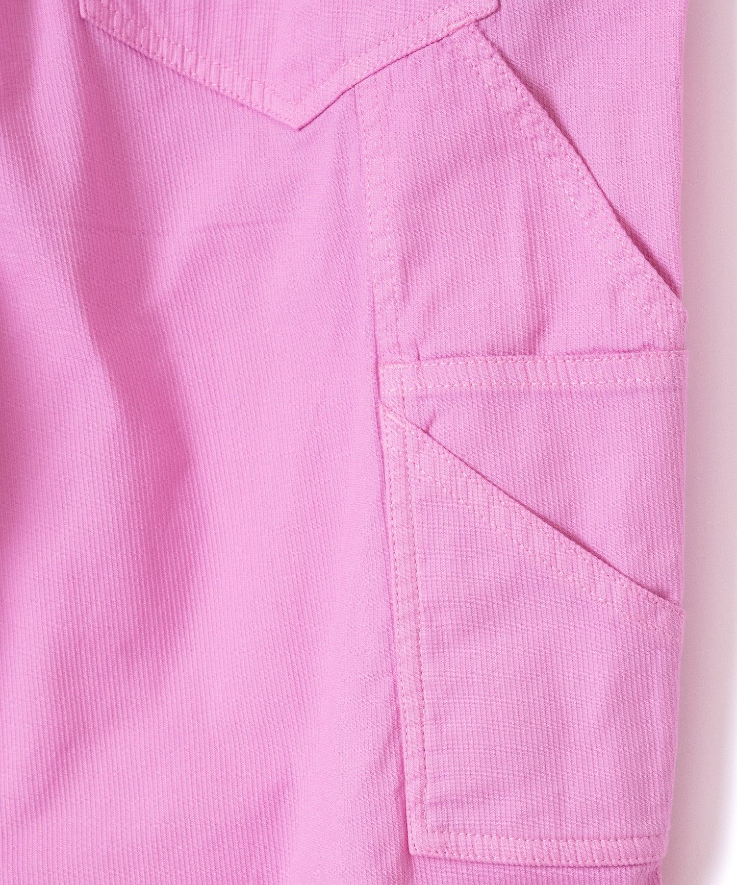 "LES HALLES" painter / cotton cordlane  [PINK]