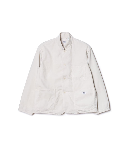 LES HALLES chore jacket / 14W corduroy  [stone]