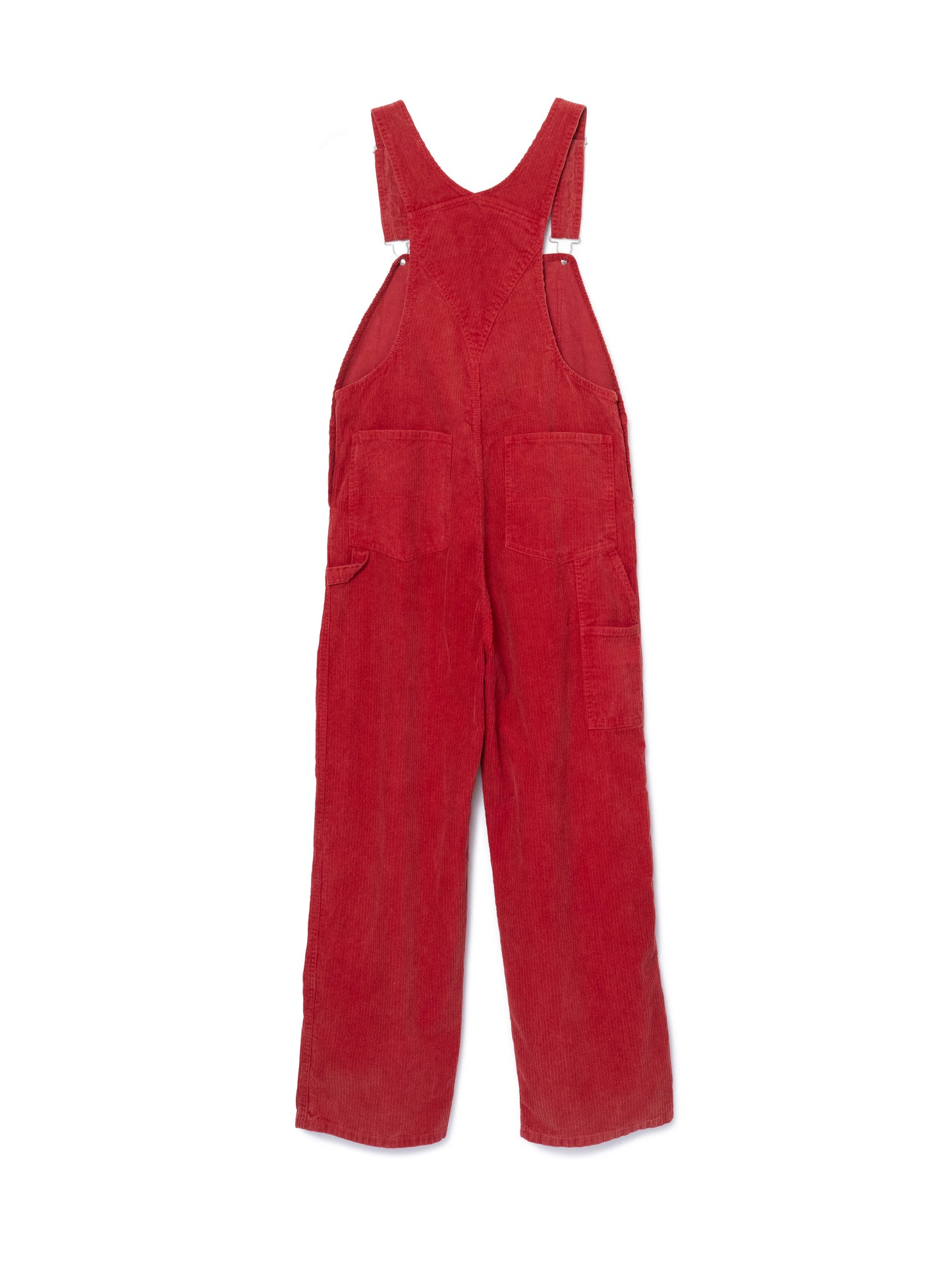 "LES HALLES" overall / uneven cord [RED]