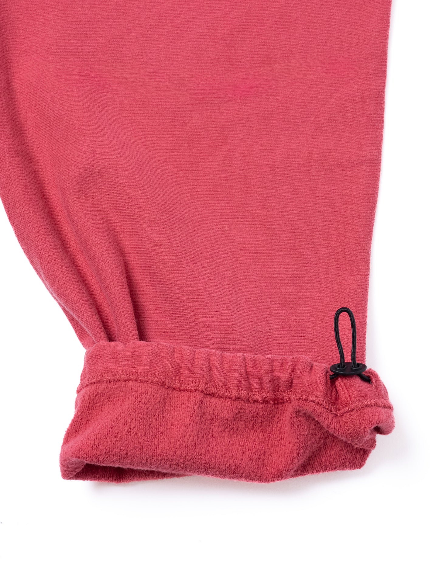 "LES HALLES" truck jersey pants / cotton vintage terry  [RED]