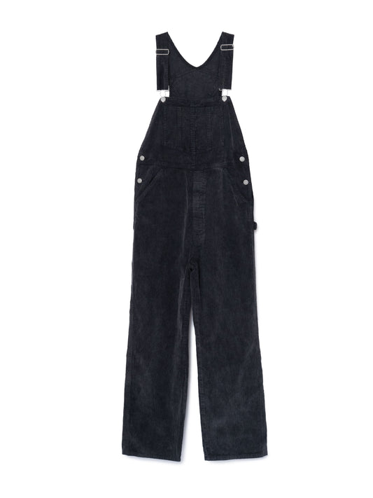 "LES HALLES" overall / uneven cord [NOIR]
