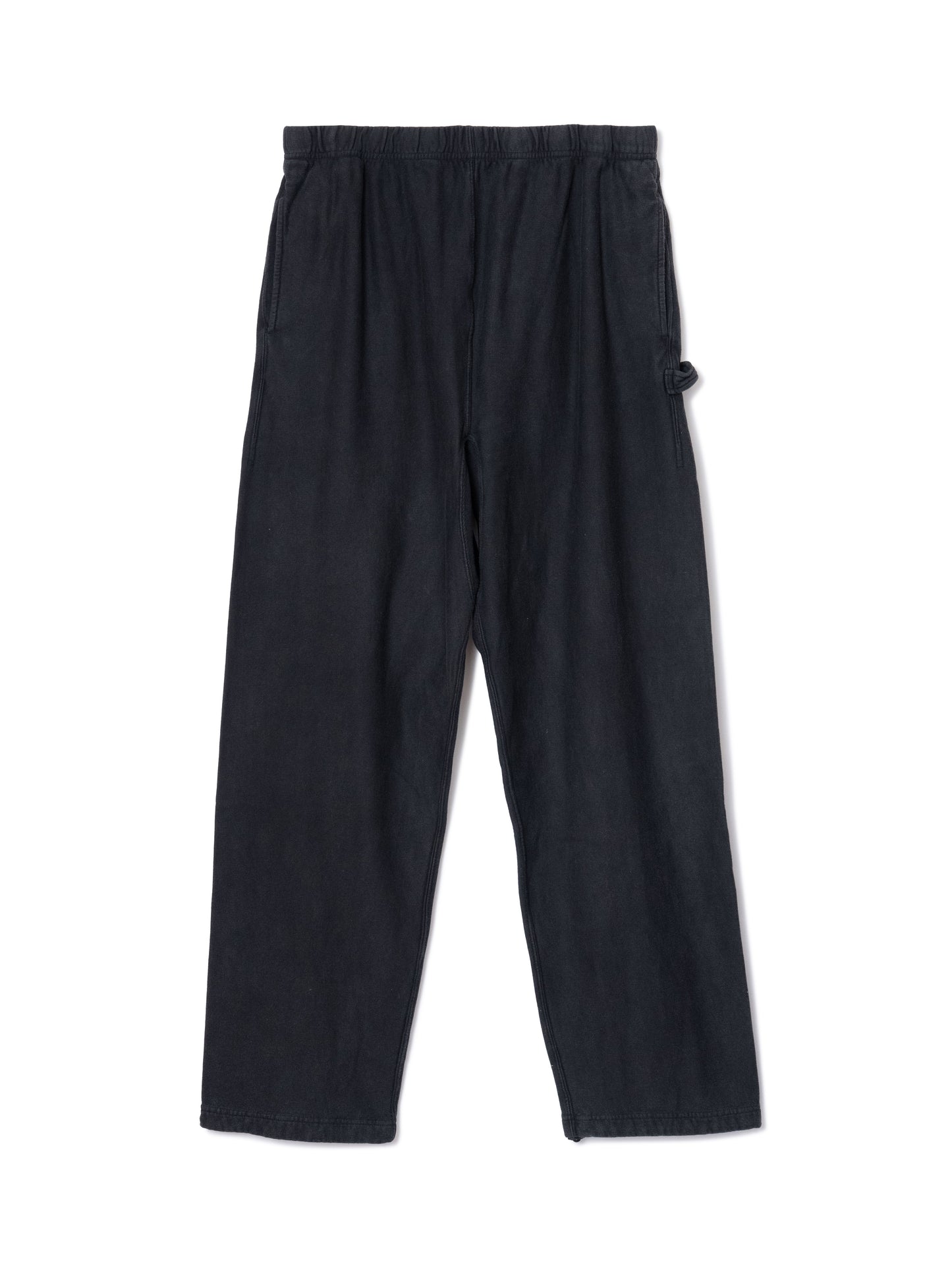 "LES HALLES" truck jersey pants / cotton vintage terry  [CHARCOAL]