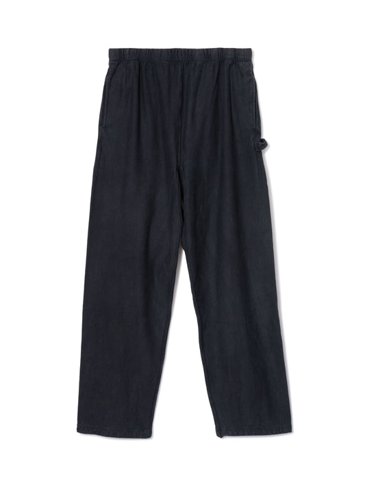 "LES HALLES" truck jersey pants / cotton vintage terry  [CHARCOAL]