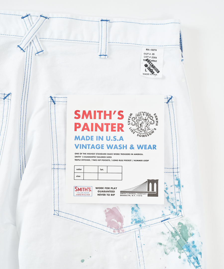 CHARIE PANTS THE ORIGINAL / VINTAGE WASH w PAINT / WHITE PAINT