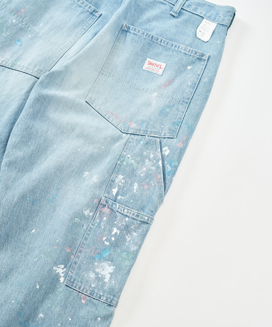 CHARIE PANTS THE ORIGINAL / VINTAGE WASH w PAINT / FADE INDIGO
