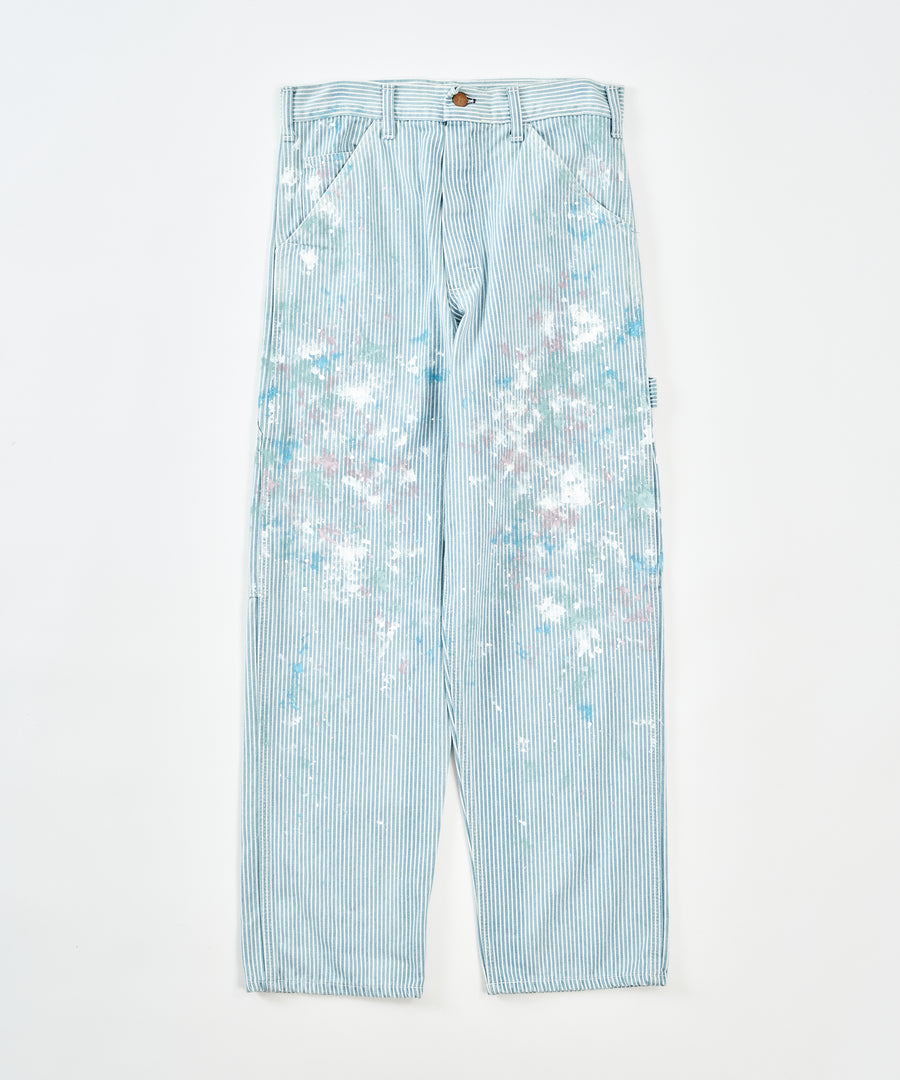 CHARIE PANTS THE ORIGINAL / VINTAGE WASH w PAINT / FADE HICKORY