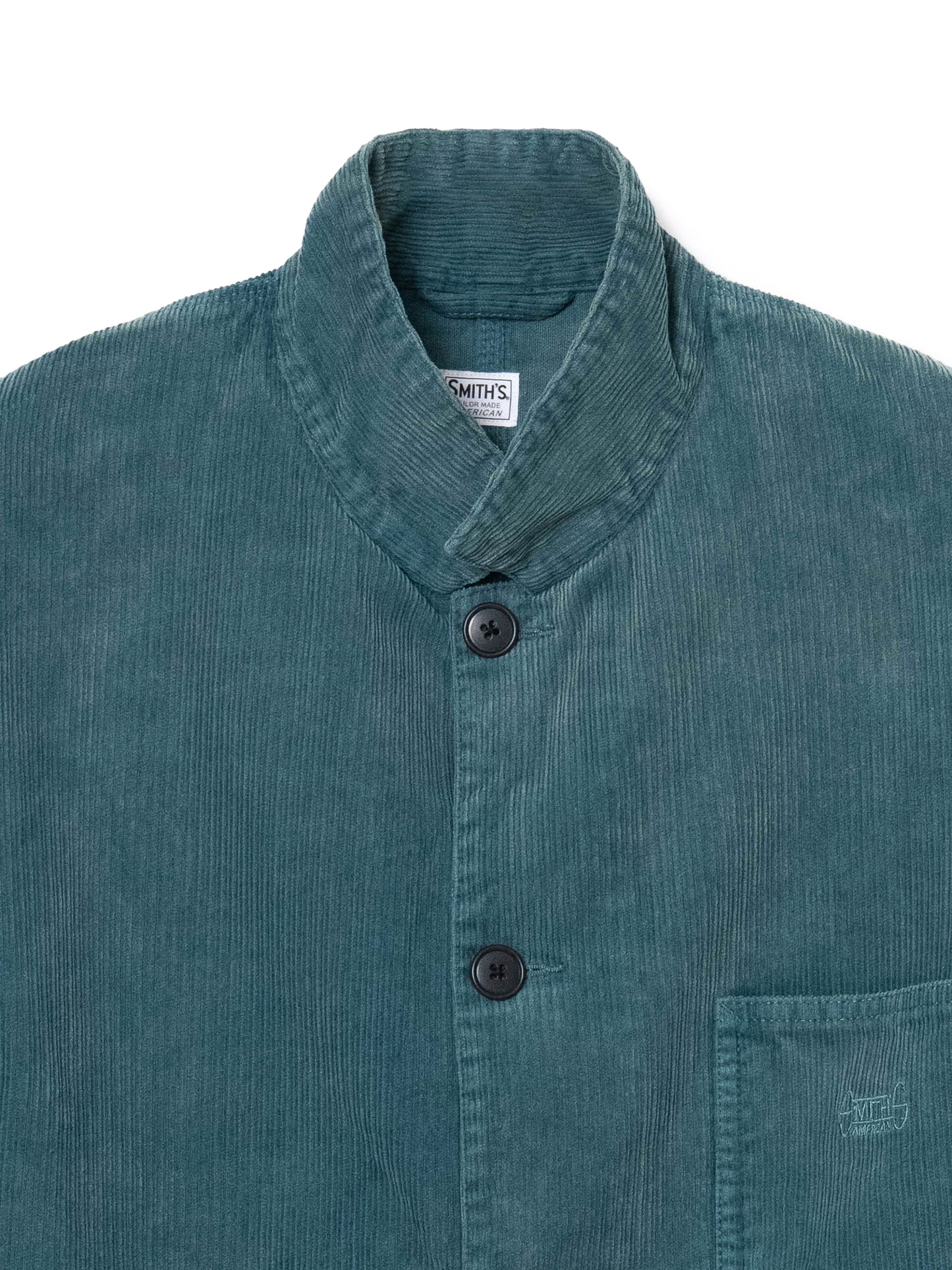 "LES HALLES" jacket /  uneven cord  [JADE]
