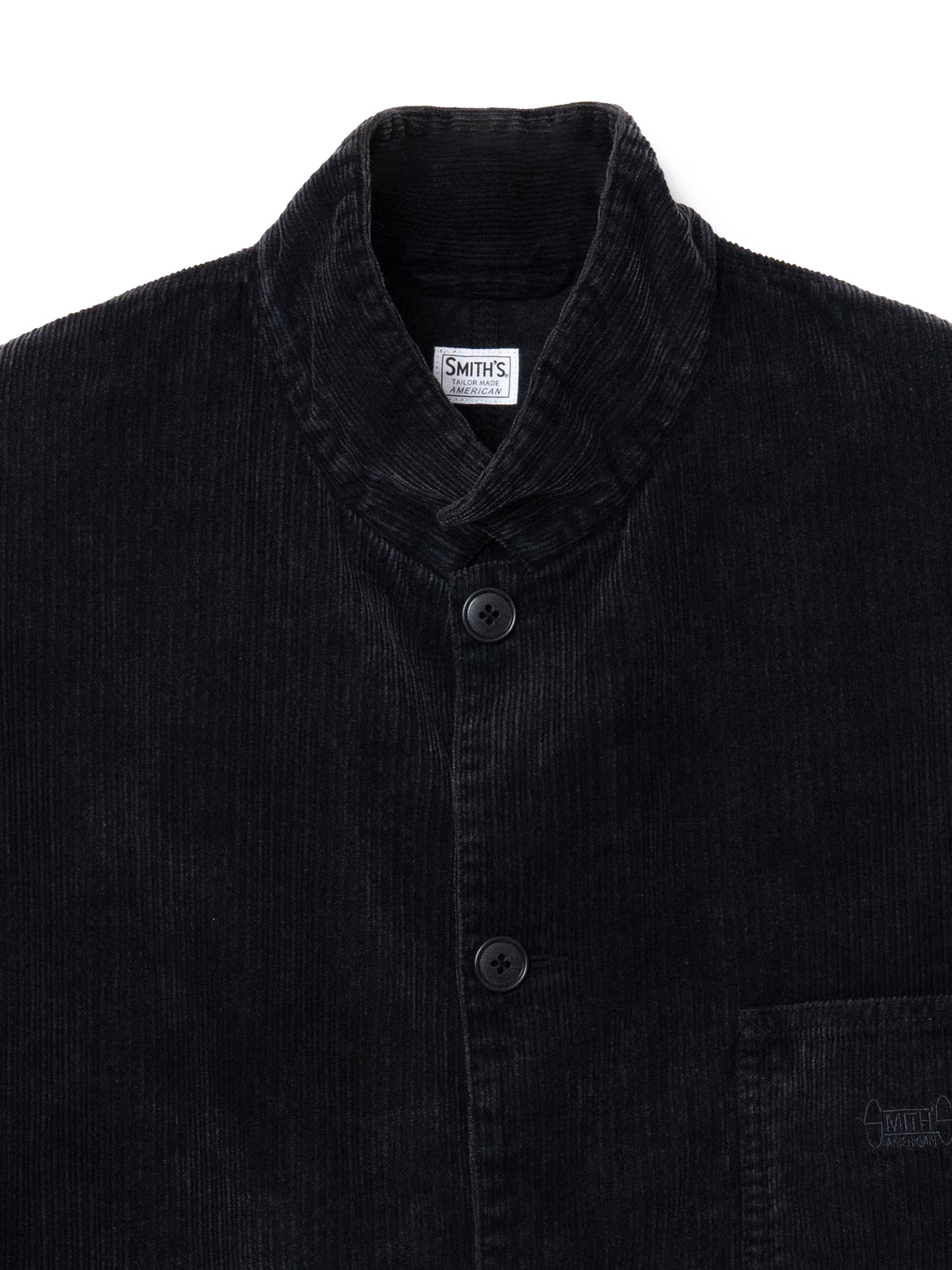 "LES HALLES" jacket / uneven cord  [NOIR]