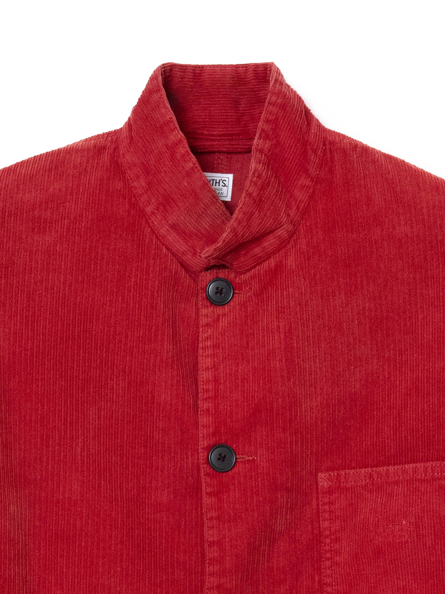 "LES HALLES" jacket /  uneven cord  [RED]