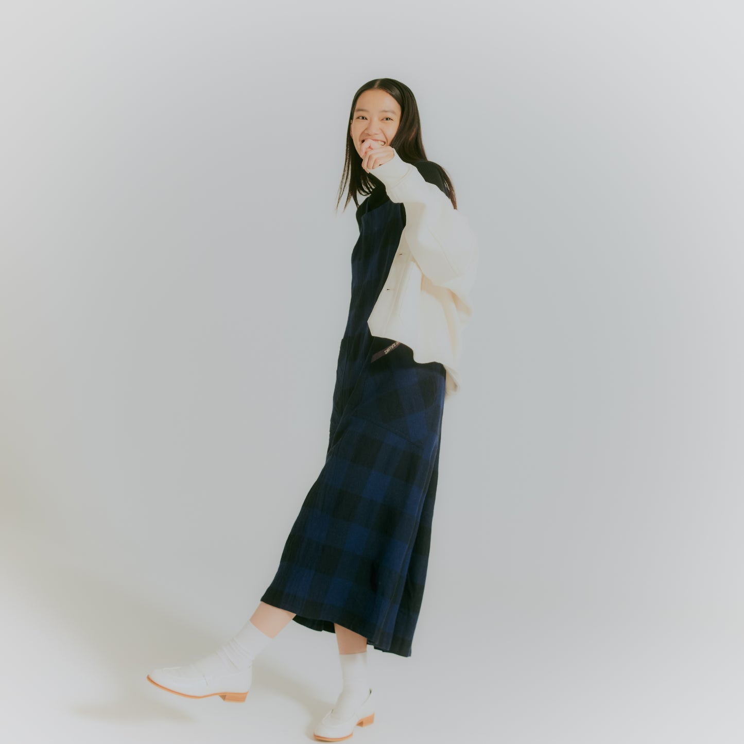 PAULETTE JUMPER DRESS Wool/Nylon