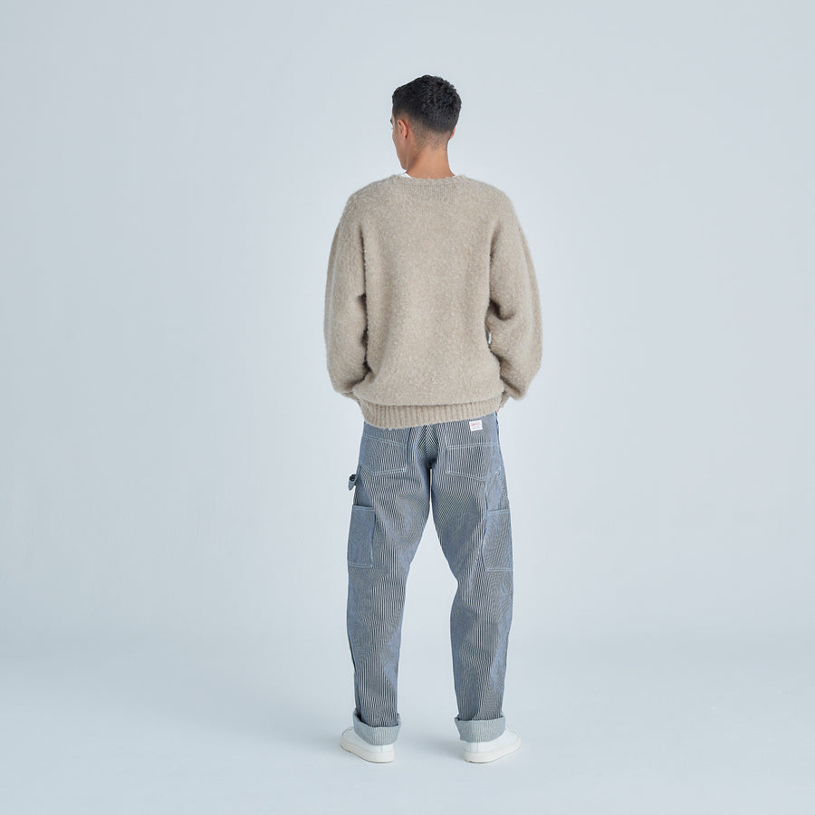 SIDE SEAM CREWNWCK LS SWEATER ~LAURENCE J SMITH~