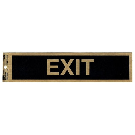 Duro Decal: Mylar Sign Seal "EXIT"